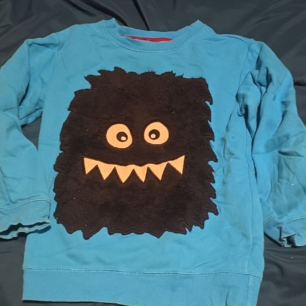 Garanimals Blue Fuzzy Monster Sweatshirt